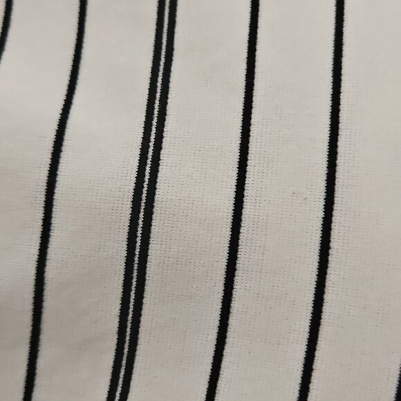 Striped Black and White Women's Shorts - Picture 14 of 16